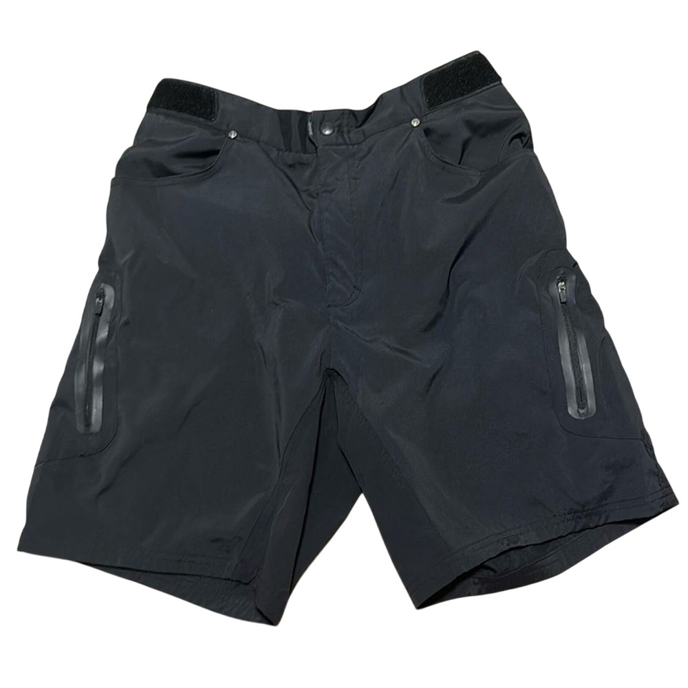 Zoic ether Shorts Mens XL Black Cycling Nylon Outdoor Stretch adjustable